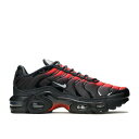 【 NIKE AIR MAX PLUS GS 'BLACK CRIMSON' / BLACK BRIGHT CRIMSON WOLF GREY 】 マックス 黒色 ブラック クリムゾン 灰色 グレー エアマックスプラス ジュニア キッズ ベビー マタニティ スニーカー ナイキ