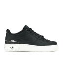 【 NIKE AIR FORCE 1 LV8 3 GS 'BLACK' / BLACK BLACK WHITE 】 黒色 ブラック 白色 ホワイト エアフォース ジュニア キッズ ベビー マタニティ スニーカー ナイキ