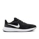 【 NIKE REVOLUTION 5 GS 'BLACK WHITE' / BLACK ANTHRACITE WHITE 】 レボリューション 黒色 ブラック 白色 ホワイト ジュニア キッズ ベビー マタニティ スニーカー ナイキ