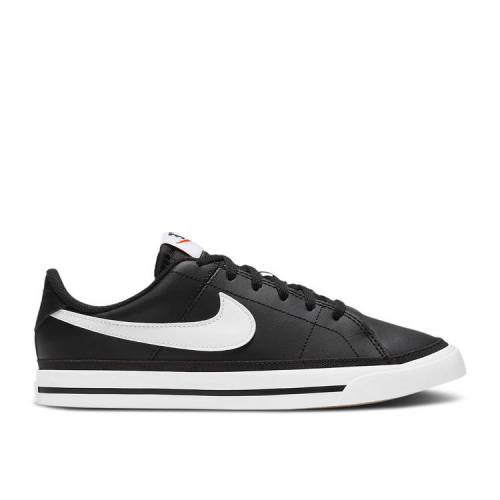 【 NIKE COURT LEGACY GS 'BLACK WHITE' / BLACK GUM LIGHT BROWN WHITE 】 コート レガシー 黒色...