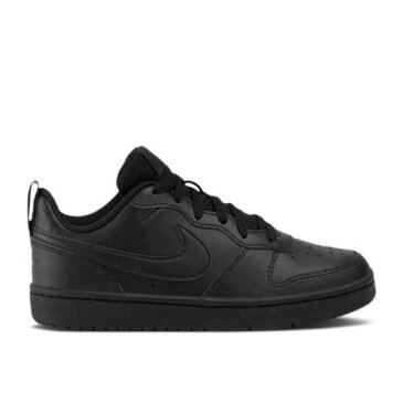 ナイキ NIKE コート 黒色 ブラック コートバーロウ 'TRIPLE BLACK' ジュニア キッズ 【 NIKE LOW 2 GS BLACK 】