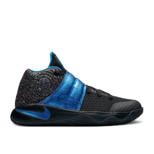 【 NIKE KYRIE 2 GS 'WET' / BLACK GAME ROYAL BLACK 】 カイリー 黒色 ブラック ゲーム ゲームロイヤル 青 ブルー ジュニア キッズ ベビー マタニティ スニーカー ナイキ