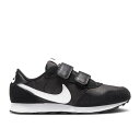 【 NIKE MD VALIANT PS 'BLACK WHITE' / BLACK WHITE 】 黒色 ブラック 白色 ホワイト ジュニア キッズ ベビー マタニティ スニーカー ナイキ