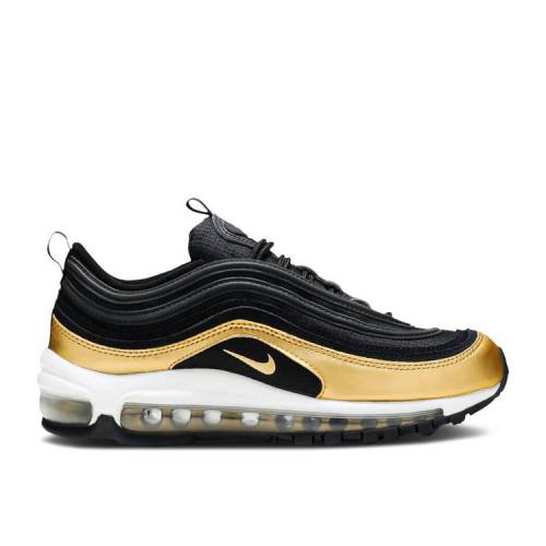 【 NIKE AIR MAX 97 GS 'BLACK METALLIC GOLD' / BLACK METALLIC GOLD 】 マックス 黒色 ブラック ゴールド エアマックス ジュニア キッズ ベビー マタニティ スニーカー ナイキ