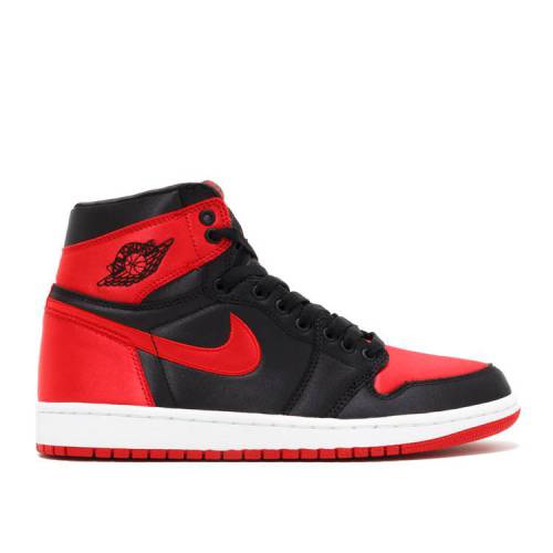 【 AIR JORDAN JORDAN 1 RETRO HIGH OG SE 'SATIN BANNED' 2016 / BLACK UNIVERSITY RE...