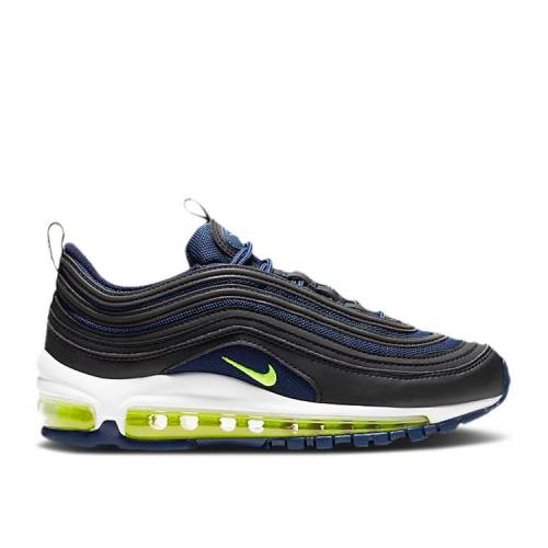 楽天スニケス【 NIKE AIR MAX 97 GS 'MIDNIGHT NAVY LEMON' / BLACK MIDNIGHT NAVY WHITE LEMON 】 マックス 紺色 ネイビー 黒色 ブラック 白色 ホワイト エアマックス ジュニア キッズ ベビー マタニティ スニーカー ナイキ