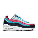 【 NIKE AIR MAX 95 GS 'BLACKENED BLUE WATERMELON' / BLACKENED BLUE WHITE BLUE FURY 】 マックス 青色 ブルー 白色 ホワイト エアマックス ジュニア キッズ ベビー マタニティ スニーカー ナイキ