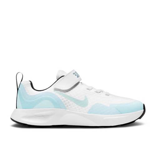 【 NIKE WEARALLDAY PS 'WHITE GLACIER BLUE' / WHITE BLACK GLACIER BLUE 】 白色 ホワイト 黒色 ブラック 青色 ブルー ジュニア キッズ ベビー マタニティ スニーカー ナイキ