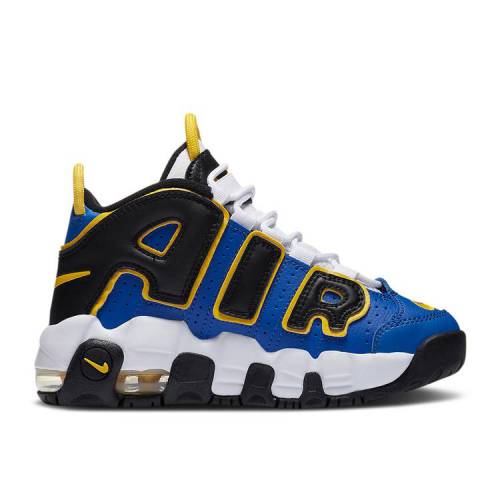 楽天スニケス【 NIKE AIR MORE UPTEMPO PS 'PEACE, LOVE, AND BASKETBALL' / GAME ROYAL SPEED YELLOW BLACK 】 アップテンポ ゲーム スピード 黄色 イエロー 黒色 ブラック エアモアアップテンポ モアテン 'PEACE ゲームロイヤル 青