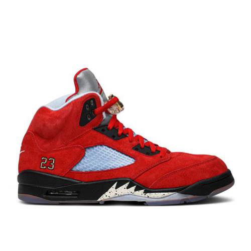 【 AIR JORDAN TROPHY ROOM X AIR JORDAN 5 RETRO 'FRIENDS & FAMILY' / UNIVERSITY RED ICE BLUE SAIL 】 ナイキ 赤 レッド 青色 ブルー エアジョーダン スニーカー メンズ