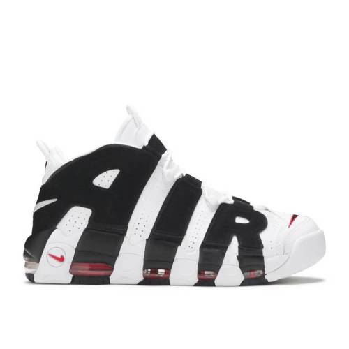 【 NIKE AIR MORE UPTEMPO 'SCOTTIE PIPPEN' 2020 / WHITE BLACK VARSITY RED 】 アップテンポ 白色 ホワイト 黒色 ブラック 赤 レッド エアモアアップテンポ モアテン スニーカー メンズ ナイキ