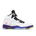 【 AIR JORDAN AIR JORDAN 5 RETRO 'ALTERNATE BEL-AIR' / WHITE COURT PURPLE RACER PINK 】 ナイキ 白色 ホワイト コート 紫 パープル ピンク エアジョーダン BELAIR' スニーカー メンズ