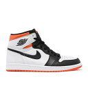 【 AIR JORDAN AIR JORDAN 1 RETRO HIGH OG 'ELECTRO ORANGE' / WHITE ELECTRO ORANGE BLACK 】 ナイキ ハイ 白色 ホワイト 橙 オレンジ 黒色 ブラック エアジョーダン スニーカー メンズ