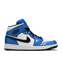 【 AIR JORDAN AIR JORDAN 1 MID SE 'SIGNAL BLUE' / SIGNAL BLUE WHITE BLACK 】 ナイキ ミッド 青色 ブルー 白色 ホワイト 黒色 ブラック エアジョーダン スニーカー メンズ