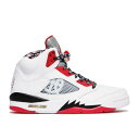 【 AIR JORDAN AIR JORDAN 5 RETRO 'QUAI 54' 2021 / WHITE UNIVERSITY RED BLACK 】 ナイキ 白色 ホワイト 赤 レッド 黒色 ブラック エアジョーダン スニーカー メンズ