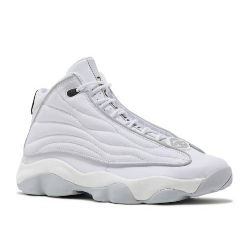 【 AIR JORDAN JORDAN PRO STRONG 'WHITE METALLIC PLATINUM' / WHITE METALLIC PLATINUM 】 ナイキ プロ 白色 ホワイト プラチナム エアジョーダン スニーカー メンズ