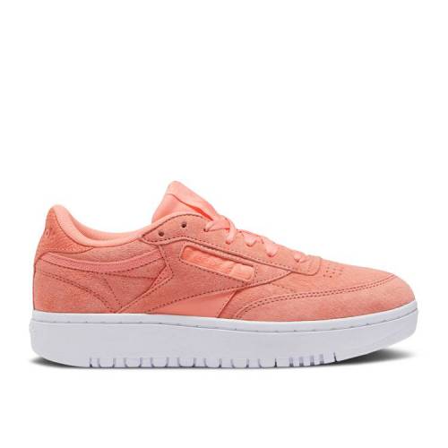 【 REEBOK WMNS CLUB C DOUBLE 'TWISTED CORAL' / TWISTED CORAL TWISTED CORAL 】 リーボック クラブ スニーカー レディース