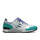 【 ASICS GEL LYTE 3 OG RETRO 'TEAL' 2020 / WHITE BLUE 】 白色 ホワイト 青色 ブルー スニーカー メンズ アシックス