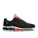 【 ASICS GEL QUANTUM 360 6 'BLACK CLASSIC RED' / BLACK MAKO BLUE 】 クラシック 黒色 ブラック 青色 ブルー スニーカー メンズ アシックス