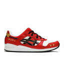 【 ASICS GEL LYTE 3 OG 'RED DARUMA' / CLASSIC RED BLACK 】 クラシック 赤 レッド 黒色 ブラック スニーカー メンズ アシックス