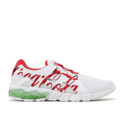 【 ASICS COCA-COLA X GEL QUANTUM 90 'WHITE' / WHITE COKE RED 】 白色 ホワイト 赤 レッド スニーカー メンズ アシックス