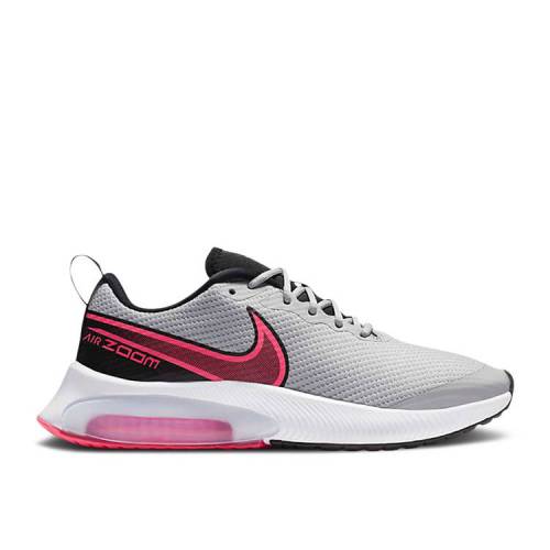  NIKE AIR ZOOM ARCADIA GS 'GREY HYPER PINK' / LIGHT SMOKE GREY BLACK ...
