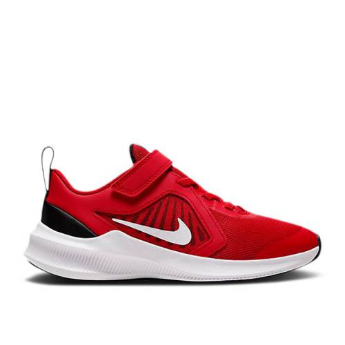 ナイキ NIKE 赤 レッド 黒色 ブラック 白色 ホワイト 'UNIVERSITY RED' ジュニア キッズ 【 RED NIKE DOWNSHIFTER 10 PS UNIVERSITY BLACK WHITE 】