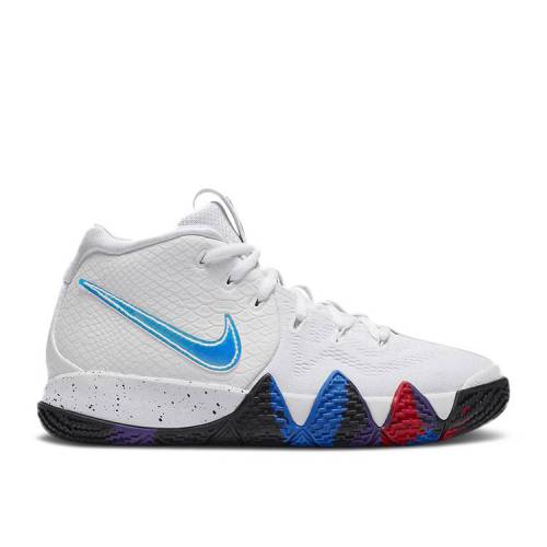 楽天スニケス【 NIKE KYRIE 4 GS 'NCAA TOURNAMENT' / WHITE MULTI COLOR 】 カイリー 白色 ホワイト ジュニア キッズ ベビー マタニティ スニーカー ナイキ