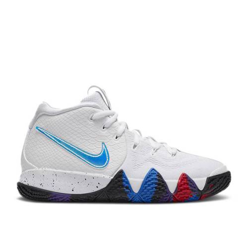 【 NIKE KYRIE 4 GS 'NCAA TOURNAMENT' / WHITE MULTI COLOR 】 カイリー 白色 ホワイト ジュニア キッズ ベビー マタニティ スニーカー ナイキ