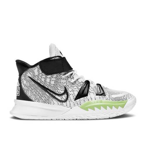 楽天スニケス【 NIKE KYRIE 7 PS 'HIP-HOP' / WHITE BLACK GLOW HYPER ROYAL 】 カイリー 白色 ホワイト 黒色 ブラック 'HIPHOP' ジュニア キッズ ベビー マタニティ スニーカー ナイキ
