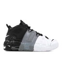 【 NIKE AIR MORE UPTEMPO GS 'TRI-COLOR' / BLACK GREY 】 アップテンポ 黒色 ブラック 灰色 グレー エアモアアップテンポ モアテン 'TRICOLOR' ジュニア キッズ ベビー マタニティ スニーカー ナイキ