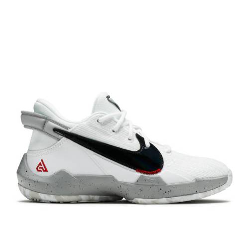  NIKE ZOOM FREAK 2 PS 'WHITE CEMENT' / WHITE UNIVERSITY RED GREY FOG ...