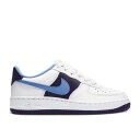 y NIKE AIR FORCE 1 LV8 HO20 GS 'WHITE EGGPLANT' / WHITE ROYAL PULSE EGGPLANT z F zCg GAtH[X WjA LbY xr[ }^jeB Xj[J[ iCL