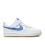  NIKE COURT BOROUGH LOW 2 PS 'WHITE PACIFIC BLUE' / WHITE UNIVERSITY RED GUM LIGHT   ѥեå  ۥ磻  å ȥС ˥ å ٥ӡ ޥ˥ƥ ˡ ʥ