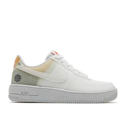 楽天スニケス【 NIKE AIR FORCE 1 CRATER GS 'MOVE TO ZERO - WHITE ORANGE' / WHITE ORANGE WHITE 】 ゼロ 白色 ホワイト 橙 オレンジ エアフォース ジュニア キッズ ベビー マタニティ スニーカー ナイキ