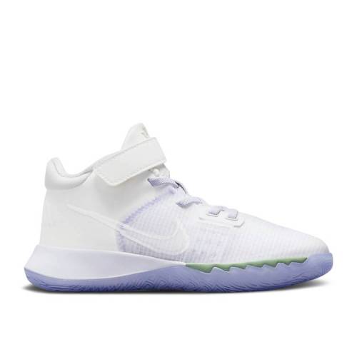 【 NIKE KYRIE FLYTRAP 4 PS 'SUMMIT WHITE PURPLE PULSE' / SUMMIT WHITE PHOTON DUST PURPLE 】 カイ..