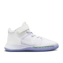 【 NIKE KYRIE FLYTRAP 4 PS 'SUMMIT WHITE PURPLE PULSE' / SUMMIT WHITE PHOTON DUST PURPLE PULSE WHITE 】 カイリー フライトラップ 白色 ホワイト 紫 パープル ジュニア キッズ ベビー マタニティ スニーカー ナイキ