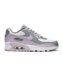 【 NIKE AIR MAX 90 LEATHER GS 'ICED LILAC' / PARTICLE GREY ICED LILAC PHOTON 】 マックス レザー 灰色 グレー エアマックス ジュニア キッズ ベビー マタニティ スニーカー ナイキ