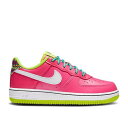 【 NIKE FORCE 1 PS 'PINK BLAST VOLT' / PINK BLAST VOLT ORACLE AQUA WHITE 】 ブラスト ピンク アクア 白色 ホワイト ジュニア キッズ ベビー マタニティ スニーカー ナイキ