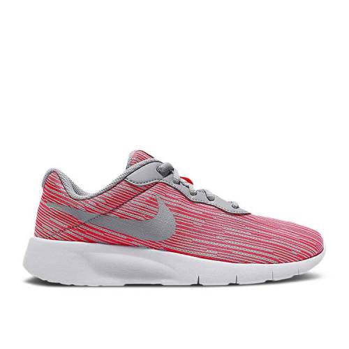 ナイキ NIKE 灰色 グレー 白色 ホワイト 'HOT PUNCH' ジュニア キッズ 【 NIKE TANJUN SE GS HOT PUNCH WOLF GREY WHITE 】