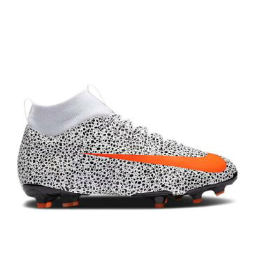 ナイキ NIKE アカデミー 白色 ホワイト 黒色 ブラック 橙 オレンジ 'SAFARI' ジュニア キッズ 【 ORANGE NIKE CR7 X MERCURIAL SUPERFLY 7 ACADEMY MG GS WHITE BLACK TOTAL 】