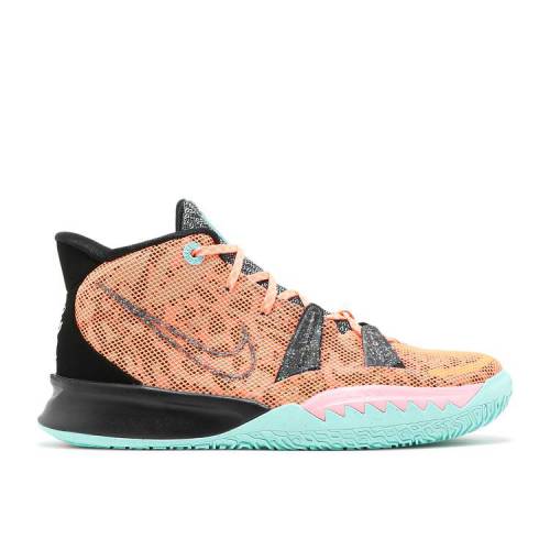 楽天スニケス【 NIKE KYRIE 7 GS 'PLAY FOR THE FUTURE' / ATOMIC ORANGE TROPICAL TWIST 】 カイリー 橙 オレンジ ジュニア キッズ ベビー マタニティ スニーカー ナイキ