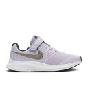 【 NIKE STAR RUNNER 2 PS 'VIOLET FROST METALLIC PEWTER' / VIOLET FROST DARK SMOKE GREY 】 紫 バイオレット 灰色 グレー ジュニア キッズ ベビー マタニティ スニーカー ナイキ