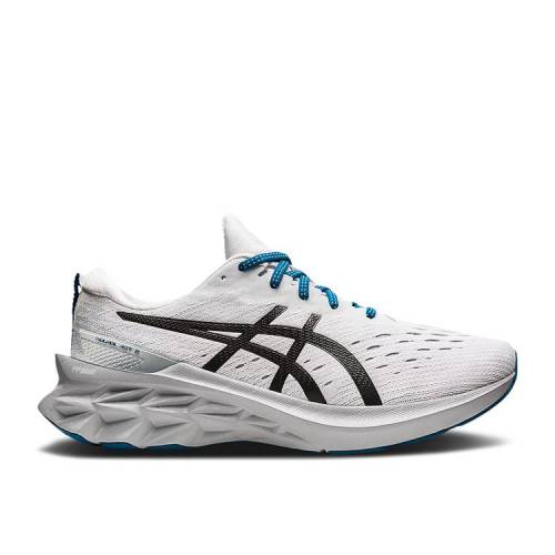 【 ASICS NOVABLAST 2 'WHITE BLACK' / WHITE BLACK 】 白色 ホワイト 黒色 ブラック スニーカー メンズ アシックス