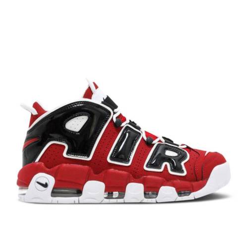 【 NIKE AIR MORE UPTEMPO '96 PS 'BULLS' / VARSITY RED WHITE BLACK 】 アップテンポ 赤 レッド 白色 ホワイト 黒色 ブラック エアモアアップテンポ モアテン ジュニア キッズ ベビー マタニティ スニーカー