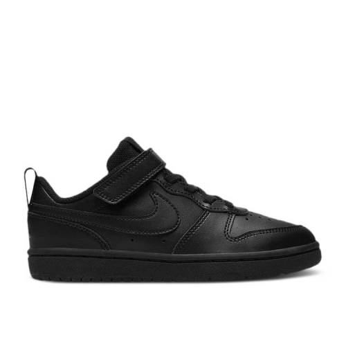  NIKE COURT BOROUGH LOW 2 PS 'TRIPLE BLACK' / BLACK BLACK BLACK    ֥å ...