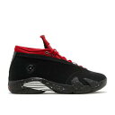 【 AIR JORDAN WMNS AIR JORDAN 14 RETRO LOW 039 RED LIPSTICK 039 / BLACK METALLIC SILVER GYM RED 】 ナイキ 黒色 ブラック 銀色 シルバー 赤 レッド エアジョーダン スニーカー レディース