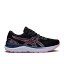 【 ASICS WMNS GEL CUMULUS 23 'BLACK BLAZING CORAL' / BLACK BLAZING CORAL 】 黒色 ブラック スニーカー レディース アシックス