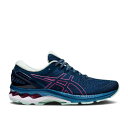 【 ASICS WMNS GEL KAYANO 27 'MAKO BLUE' / MAKO BLUE HOT PINK 】 青色 ブルー ピンク スニーカー レディース アシックス