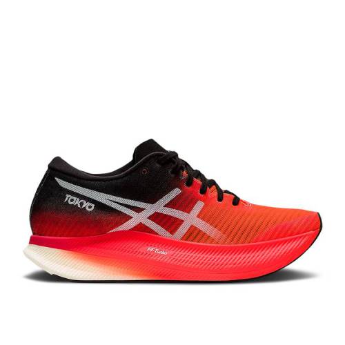 【 ASICS WMNS METASPEED SKY 'TOKYO' / SUNRISE RED WHITE 】 スカイ 赤 レッド 白色 ホワイト スニーカー レディース アシックス